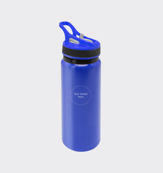 Aluminum sports bottle with logo / 680ml