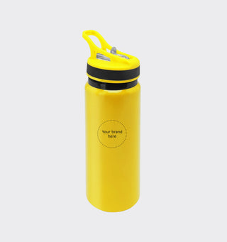 Aluminum sports bottle with logo / 680ml