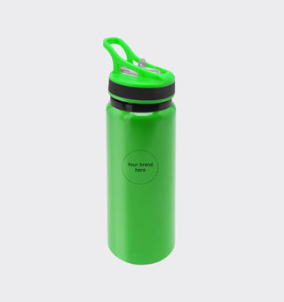 Aluminum sports bottle with logo / 680ml