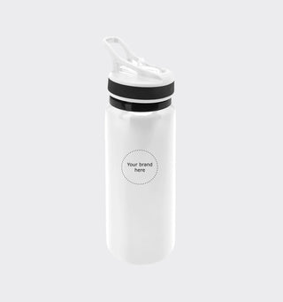 Aluminum sports bottle with logo / 680ml