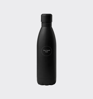 Stainless steel drinking bottle with logo / 790ml