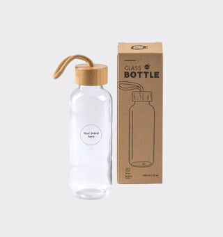 Glass bottle Trilby with logo / 450ml