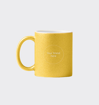 Glitter mug Fiona with logo / 350ml