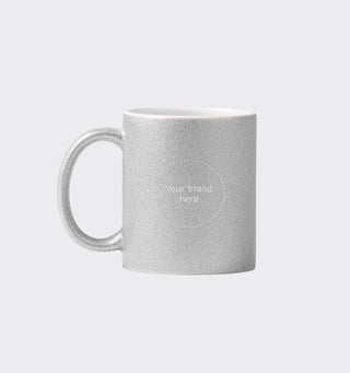 Glitter mug Fiona with logo / 350ml