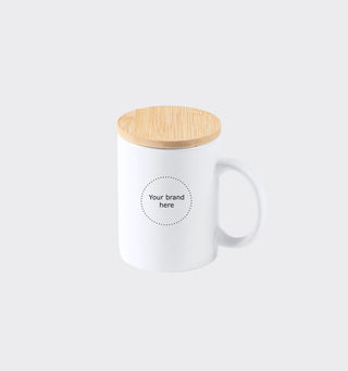 Ceramic mug Berry with logo / 370ml