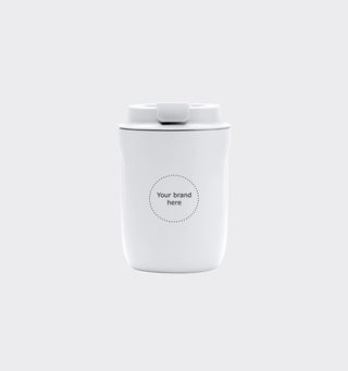 Stainless steel thermo mug Tanik with logo / 250ml