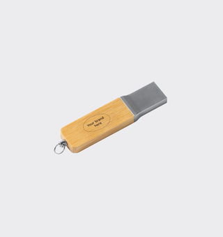 Bambus USB-Stick Netix mit Logo / 16GB